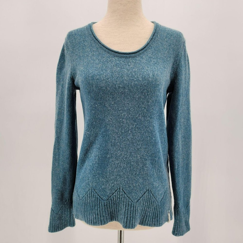 Woolrich Blue Green Knit Sweater Womens XS